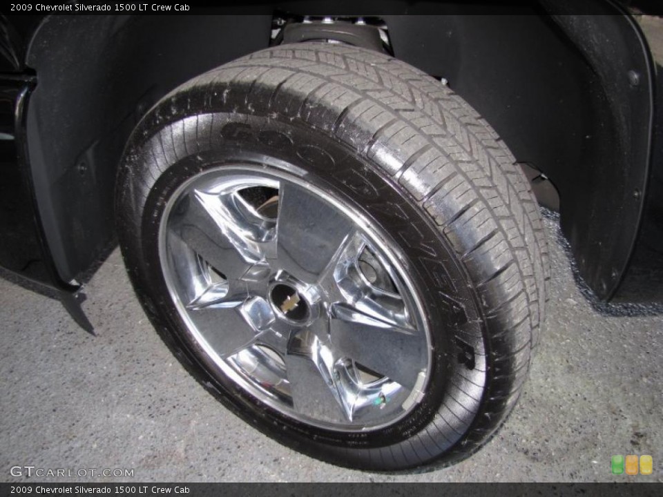 2009 Chevrolet Silverado 1500 LT Crew Cab Wheel and Tire Photo #40602221