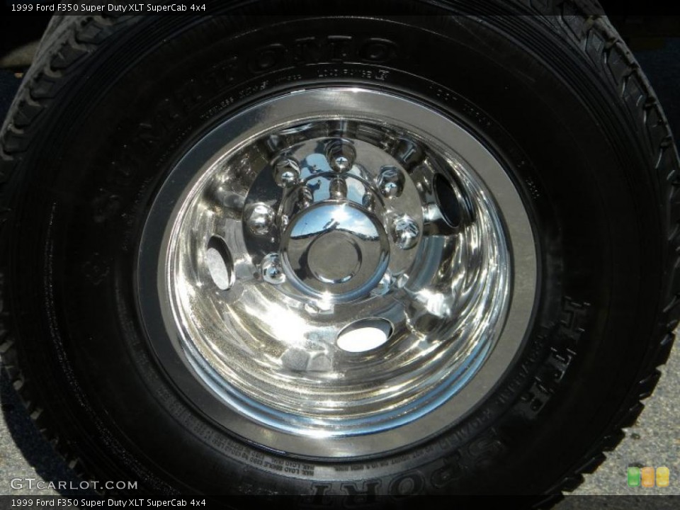 1999 Ford F350 Super Duty XLT SuperCab 4x4 Wheel and Tire Photo #40603073