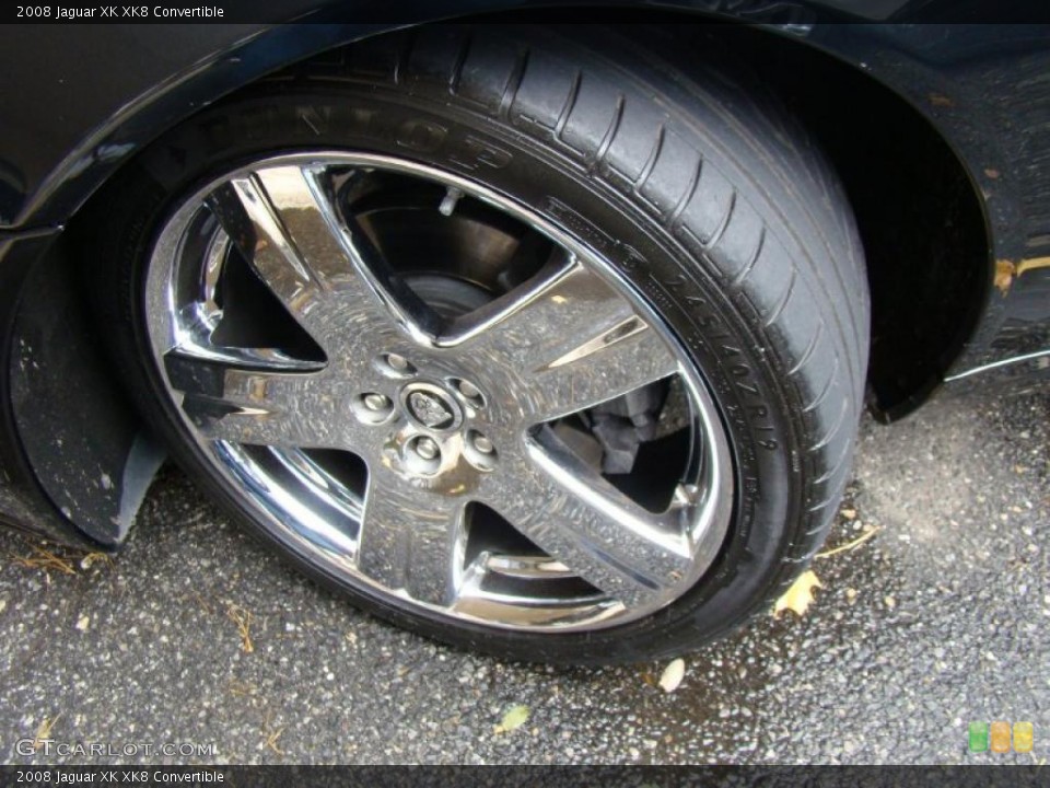 2008 Jaguar XK XK8 Convertible Wheel and Tire Photo #40603881
