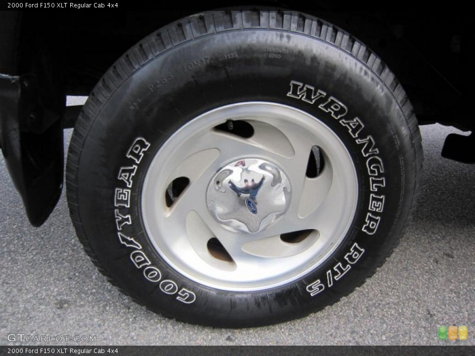 2000 Ford F150 XLT Regular Cab 4x4 Wheel and Tire Photo #40604669