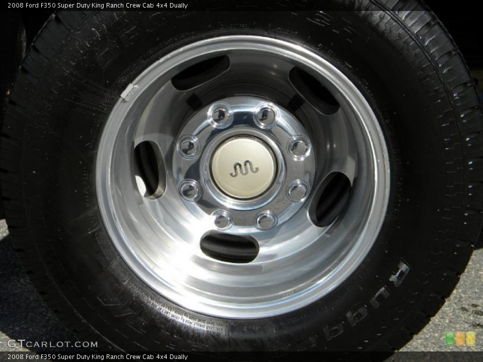2008 Ford F350 Super Duty King Ranch Crew Cab 4x4 Dually Wheel and Tire Photo #40606661