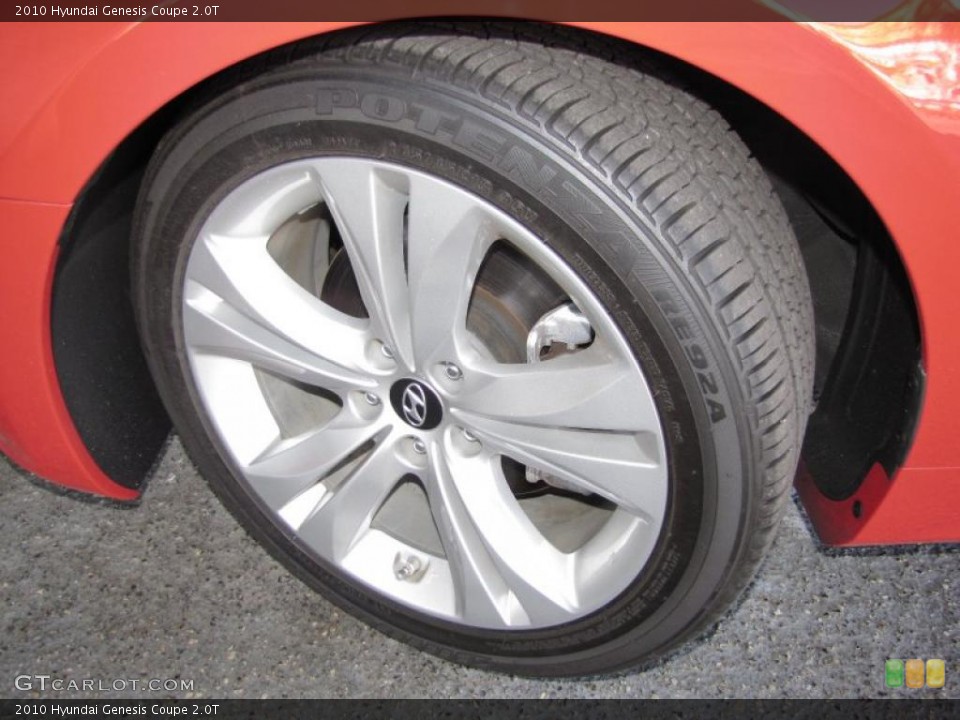 2010 Hyundai Genesis Coupe 2.0T Wheel and Tire Photo #40606669