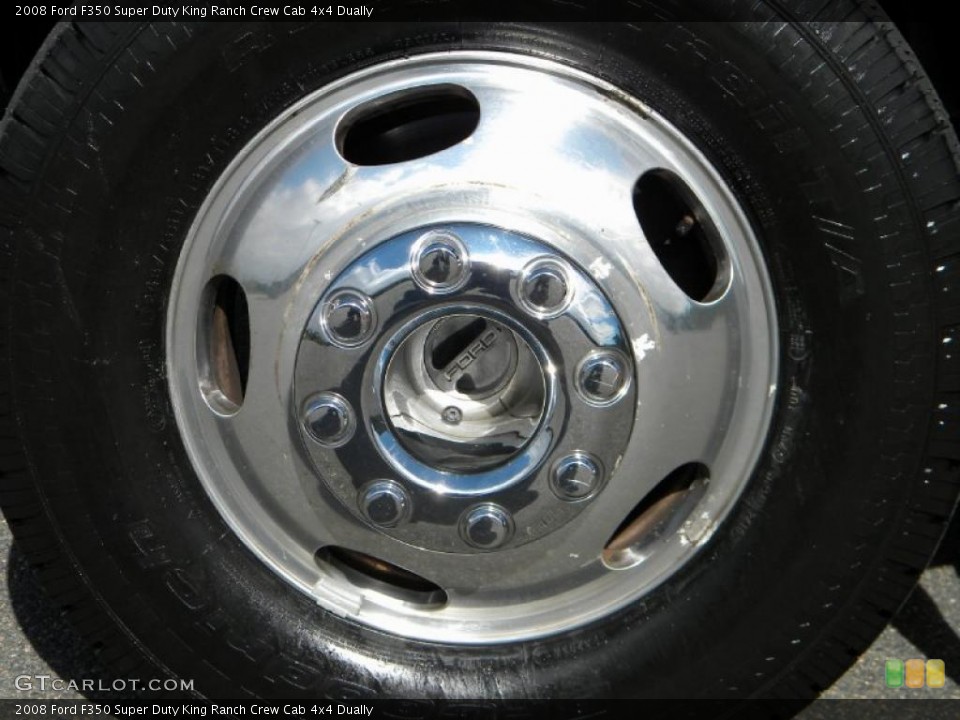 2008 Ford F350 Super Duty King Ranch Crew Cab 4x4 Dually Wheel and Tire Photo #40606753
