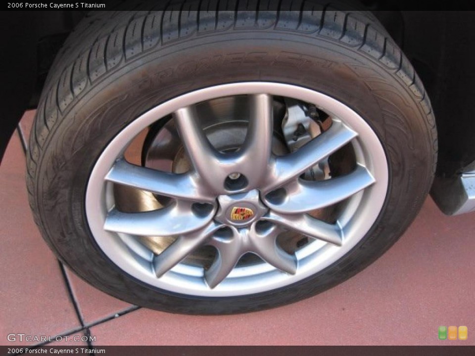 2006 Porsche Cayenne S Titanium Wheel and Tire Photo #40608789