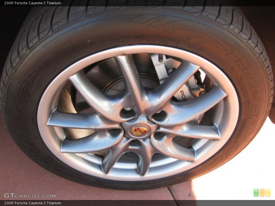 2006 Porsche Cayenne S Titanium Wheel and Tire Photo #40608801