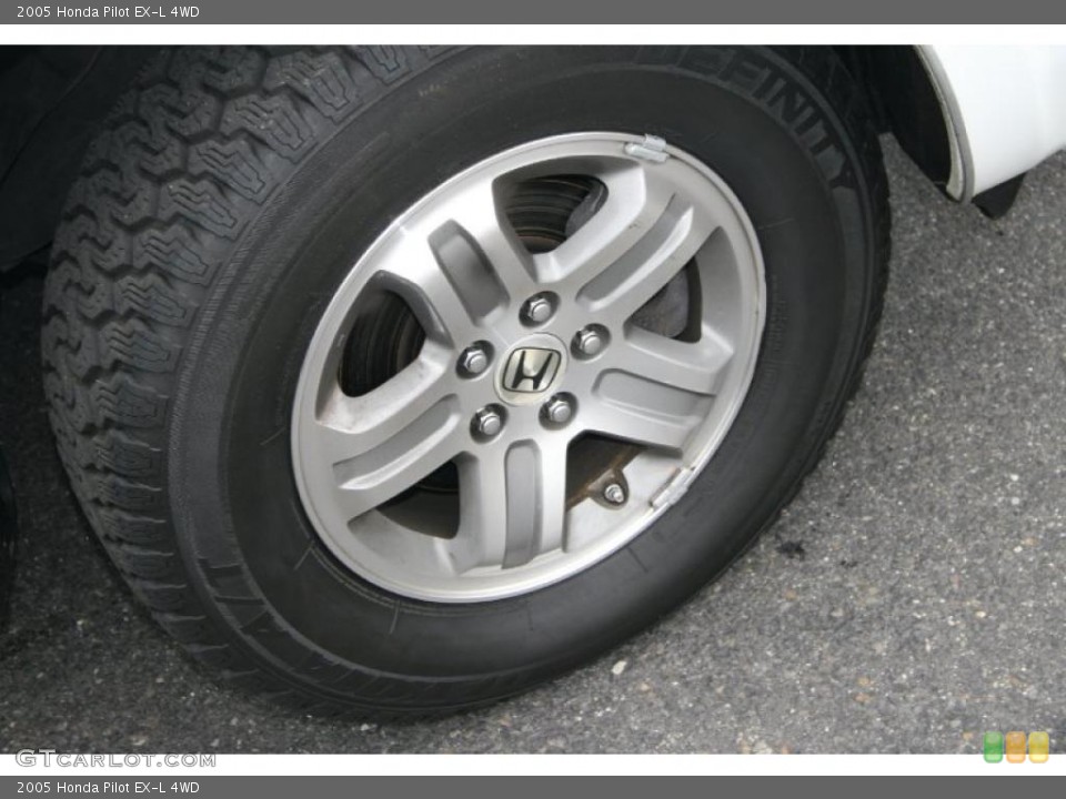 2005 Honda Pilot EX-L 4WD Wheel and Tire Photo #40611233