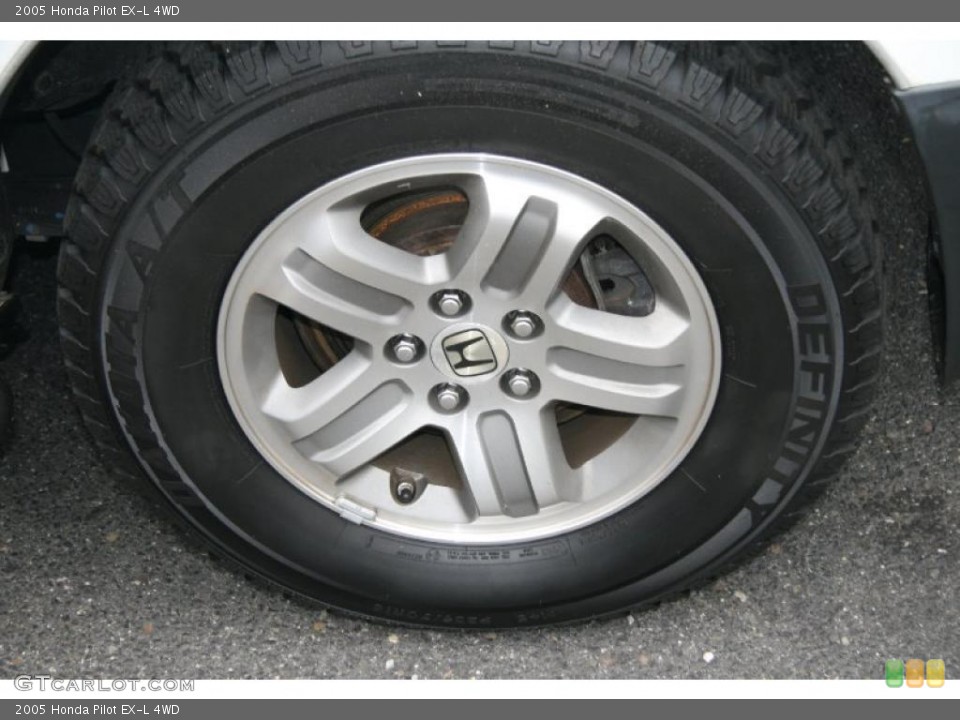 2005 Honda Pilot EX-L 4WD Wheel and Tire Photo #40611265