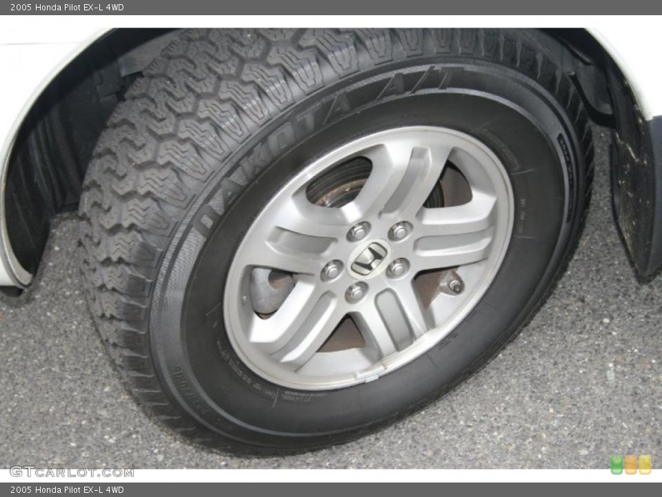 2005 Honda Pilot EX-L 4WD Wheel and Tire Photo #40611281