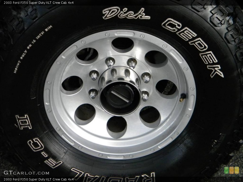 2003 Ford F350 Super Duty Custom Wheel and Tire Photo #40615509