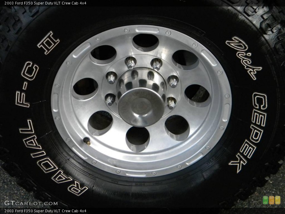 2003 Ford F350 Super Duty Custom Wheel and Tire Photo #40615545
