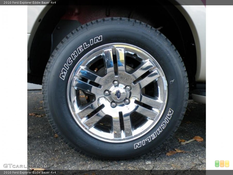 2010 Ford Explorer Eddie Bauer 4x4 Wheel and Tire Photo #40621498