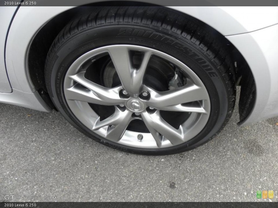2010 Lexus IS 250 Wheel and Tire Photo #40626606