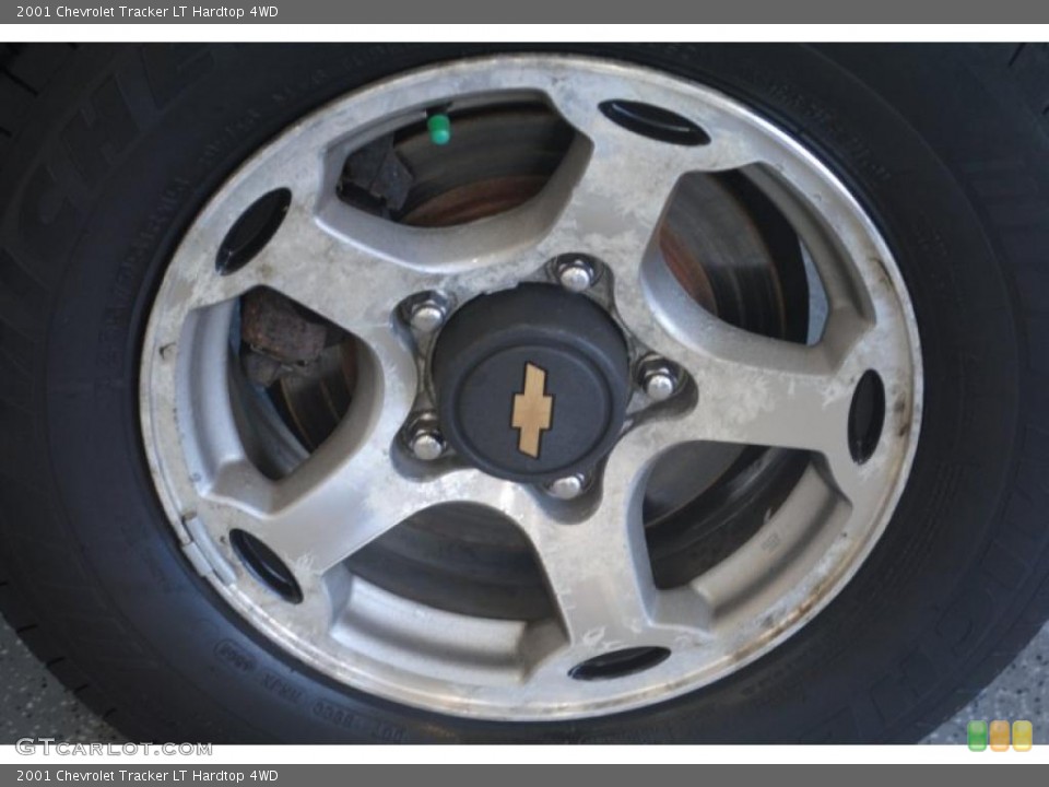 2001 Chevrolet Tracker LT Hardtop 4WD Wheel and Tire Photo #40628462