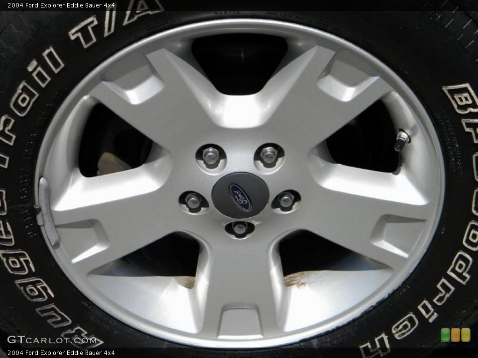 2004 Ford Explorer Eddie Bauer 4x4 Wheel and Tire Photo #40629105