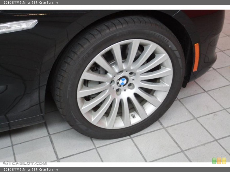 2010 BMW 5 Series 535i Gran Turismo Wheel and Tire Photo #40635610