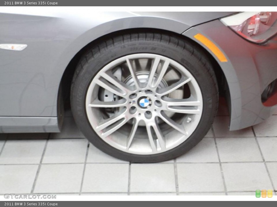 2011 BMW 3 Series 335i Coupe Wheel and Tire Photo #40636390