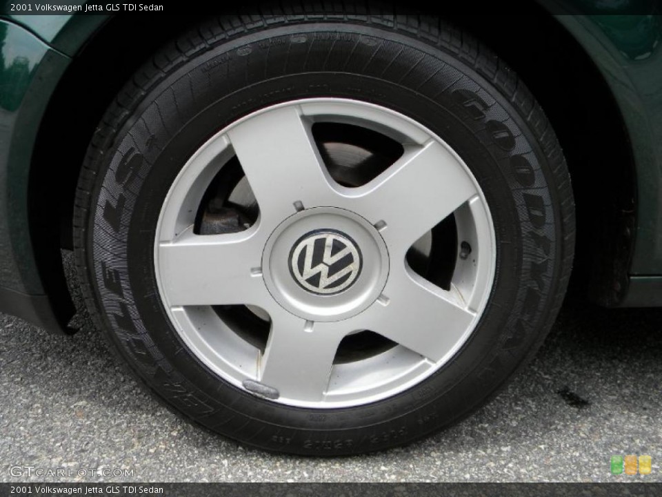 2001 Volkswagen Jetta GLS TDI Sedan Wheel and Tire Photo #40636510