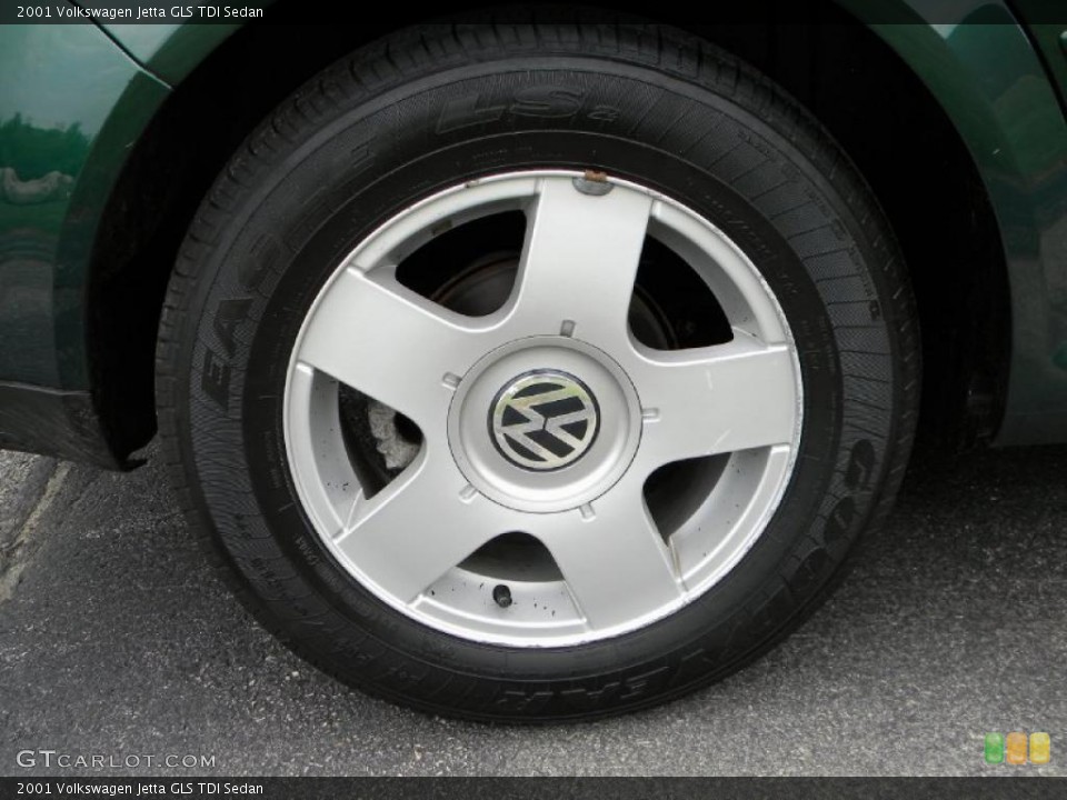 2001 Volkswagen Jetta GLS TDI Sedan Wheel and Tire Photo #40636570