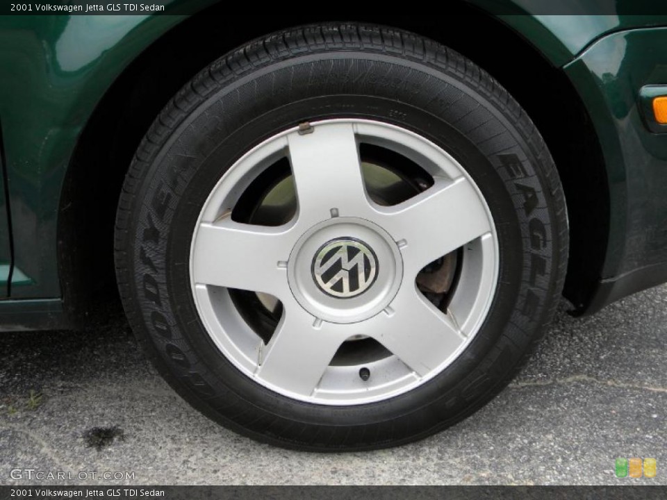 2001 Volkswagen Jetta GLS TDI Sedan Wheel and Tire Photo #40636602