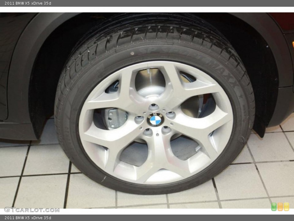 2011 BMW X5 xDrive 35d Wheel and Tire Photo #40638038
