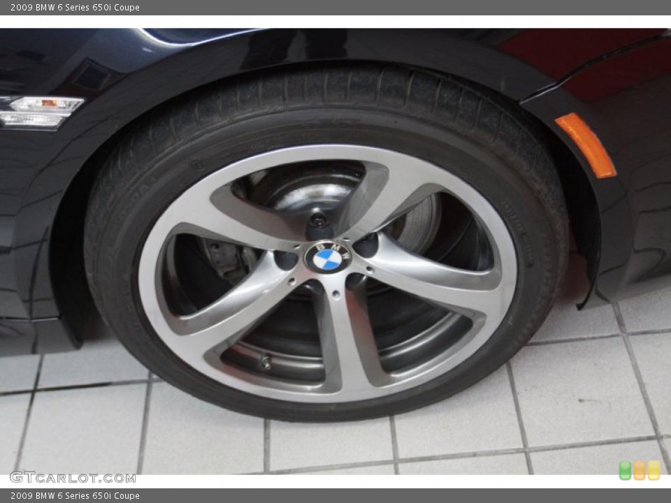 2009 BMW 6 Series 650i Coupe Wheel and Tire Photo #40641094