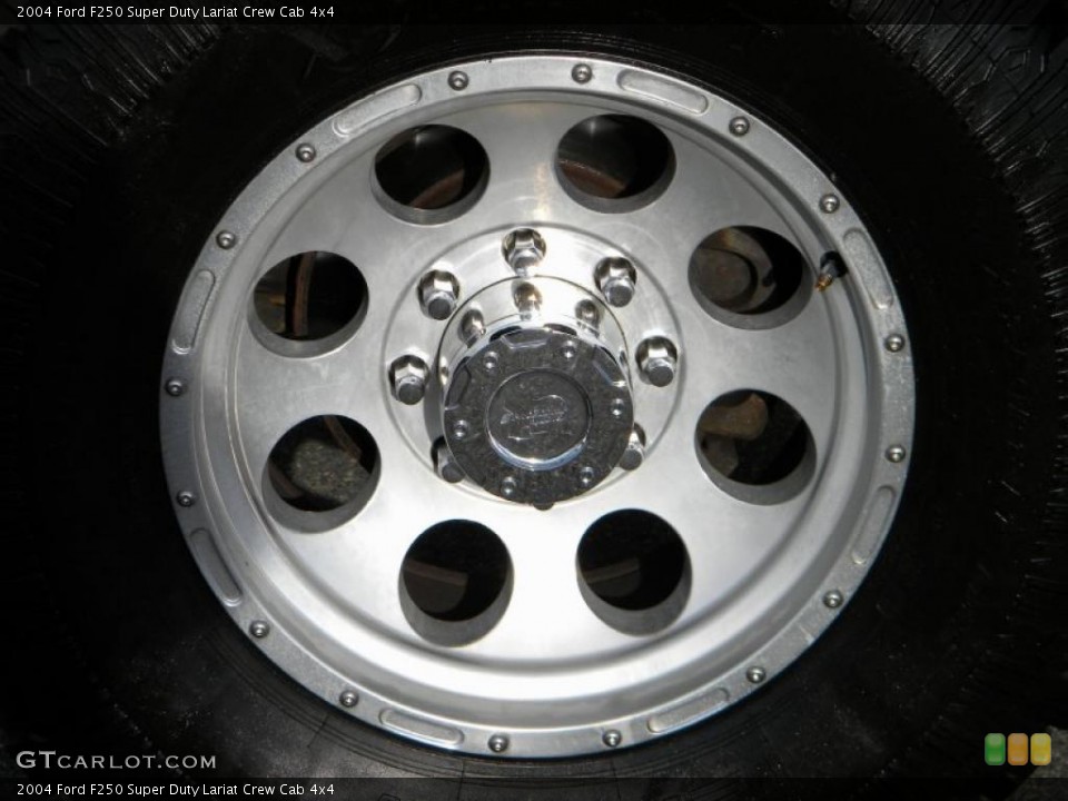 2004 Ford F250 Super Duty Custom Wheel and Tire Photo #40641166