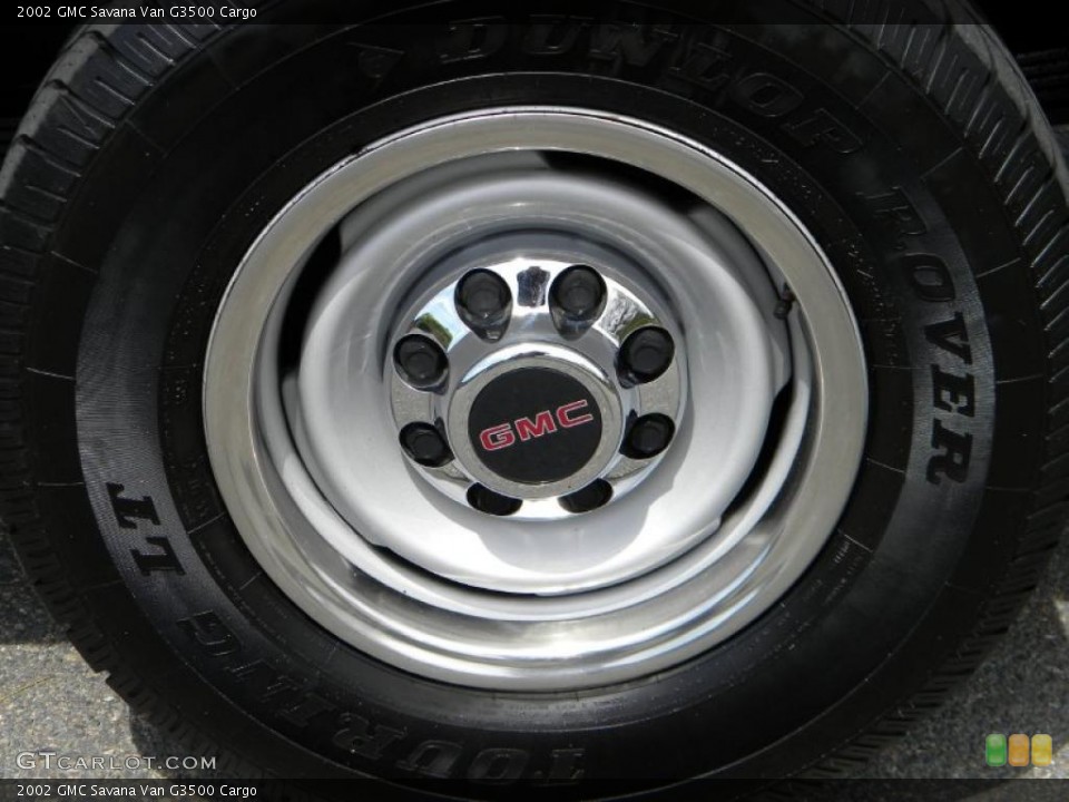 2002 GMC Savana Van G3500 Cargo Wheel and Tire Photo #40643534