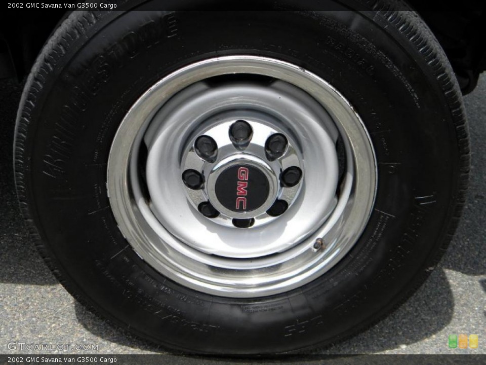 2002 GMC Savana Van G3500 Cargo Wheel and Tire Photo #40643574