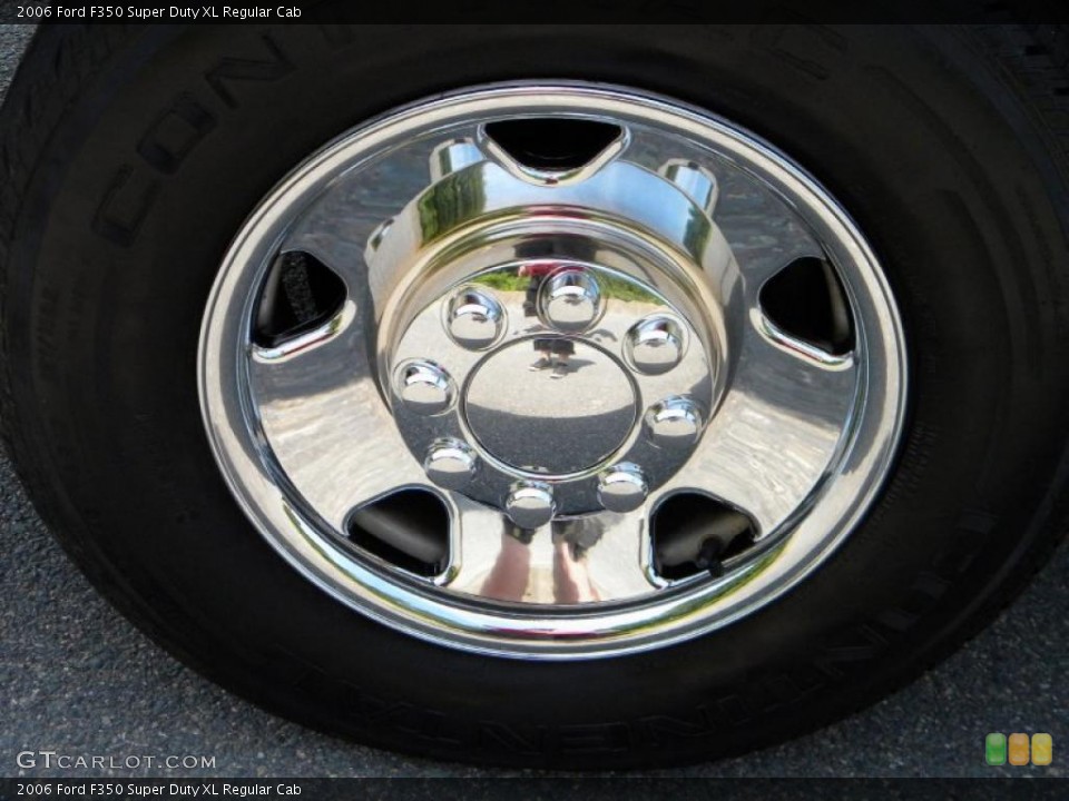 2006 Ford F350 Super Duty XL Regular Cab Wheel and Tire Photo #40648206
