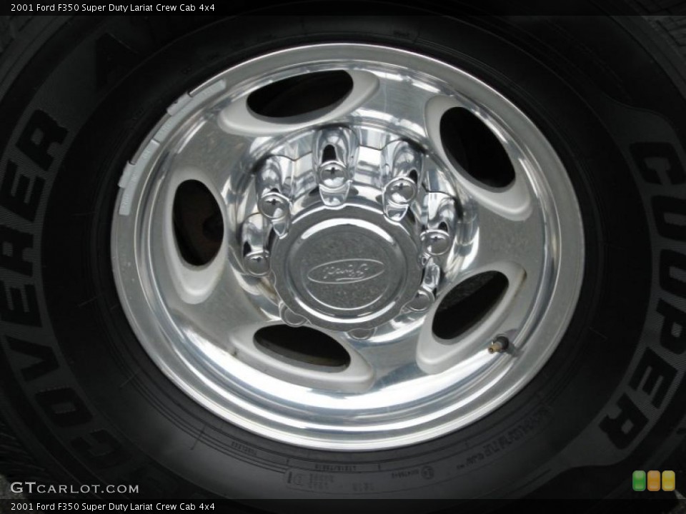 2001 Ford F350 Super Duty Lariat Crew Cab 4x4 Wheel and Tire Photo #40650067
