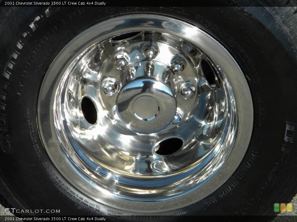 2001 Chevrolet Silverado 3500 LT Crew Cab 4x4 Dually Wheel and Tire Photo #40650995