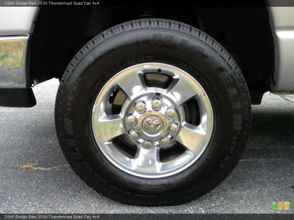 2006 Dodge Ram 2500 Thunderroad Quad Cab 4x4 Wheel and Tire Photo #40651811