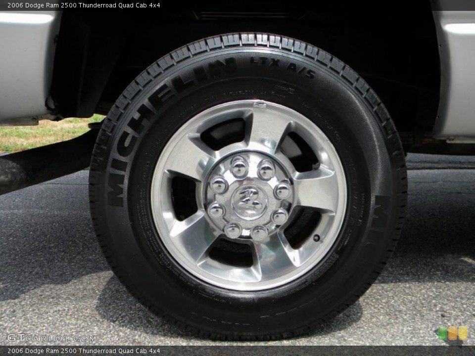 2006 Dodge Ram 2500 Thunderroad Quad Cab 4x4 Wheel and Tire Photo #40651847