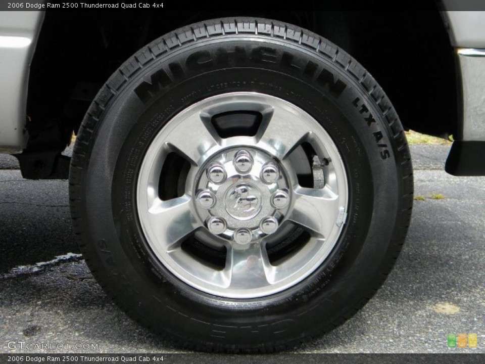2006 Dodge Ram 2500 Thunderroad Quad Cab 4x4 Wheel and Tire Photo #40651871