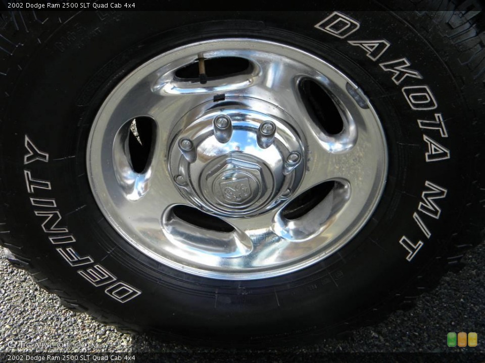 2002 Dodge Ram 2500 SLT Quad Cab 4x4 Wheel and Tire Photo #40652832