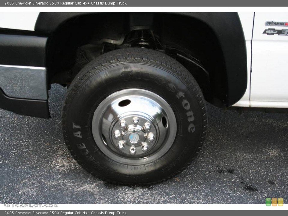 2005 Chevrolet Silverado 3500 Regular Cab 4x4 Chassis Dump Truck Wheel and Tire Photo #40656031