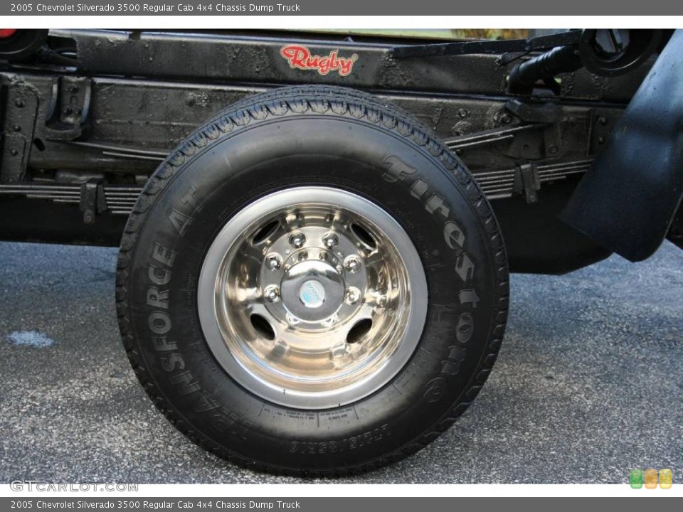 2005 Chevrolet Silverado 3500 Regular Cab 4x4 Chassis Dump Truck Wheel and Tire Photo #40656043