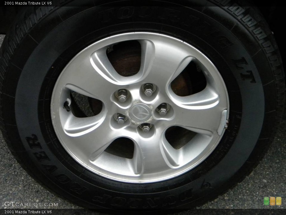 2001 Mazda Tribute LX V6 Wheel and Tire Photo #40659797