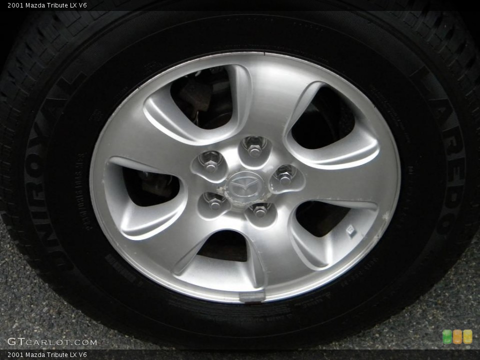 2001 Mazda Tribute LX V6 Wheel and Tire Photo #40659805