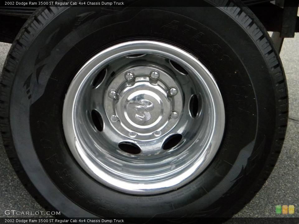 2002 Dodge Ram 3500 ST Regular Cab 4x4 Chassis Dump Truck Wheel and Tire Photo #40659985