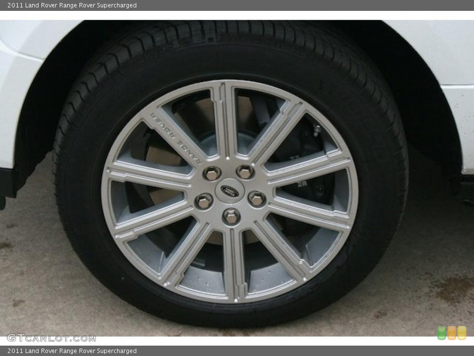 2011 Land Rover Range Rover Supercharged Wheel and Tire Photo #40660897