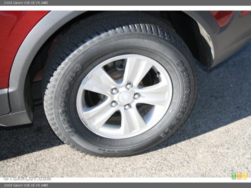 2009 Saturn VUE XE V6 AWD Wheel and Tire Photo #40666543