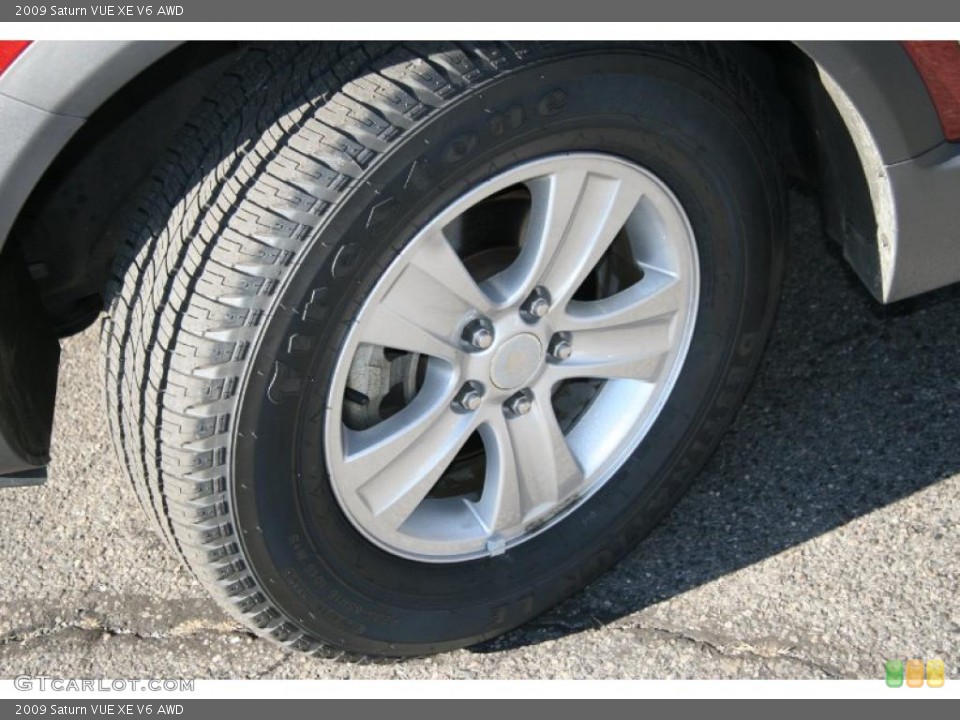 2009 Saturn VUE XE V6 AWD Wheel and Tire Photo #40666547