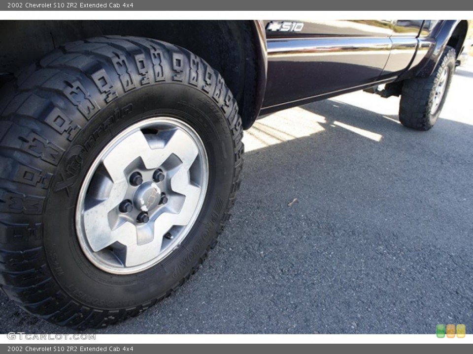 2002 Chevrolet S10 ZR2 Extended Cab 4x4 Wheel and Tire Photo #40670882