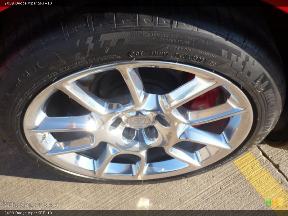 2009 Dodge Viper SRT-10 Wheel and Tire Photo #40672094