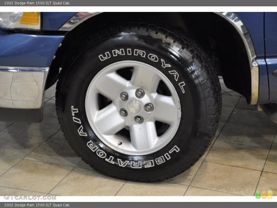 2002 Dodge Ram 1500 SLT Quad Cab Wheel and Tire Photo #40676906
