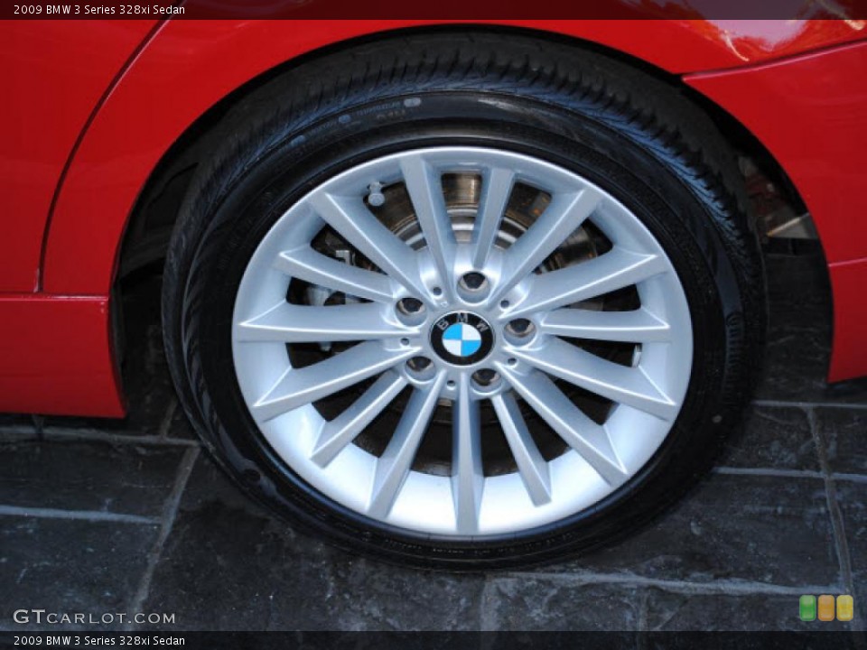 2009 BMW 3 Series 328xi Sedan Wheel and Tire Photo #40677506