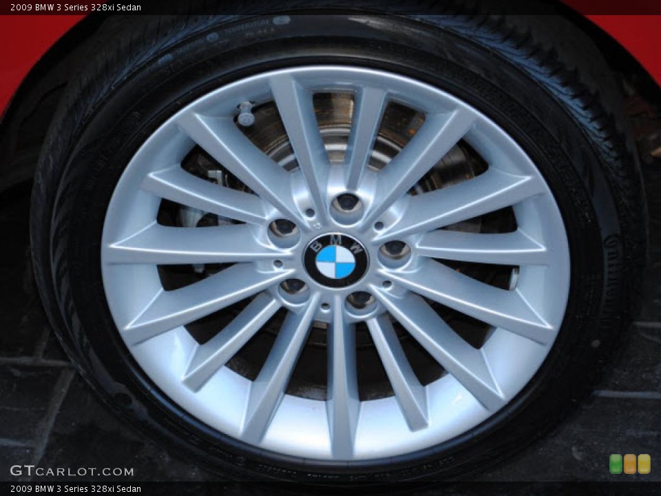 2009 BMW 3 Series 328xi Sedan Wheel and Tire Photo #40677522
