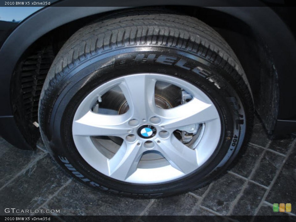 2010 BMW X5 xDrive35d Wheel and Tire Photo #40677850