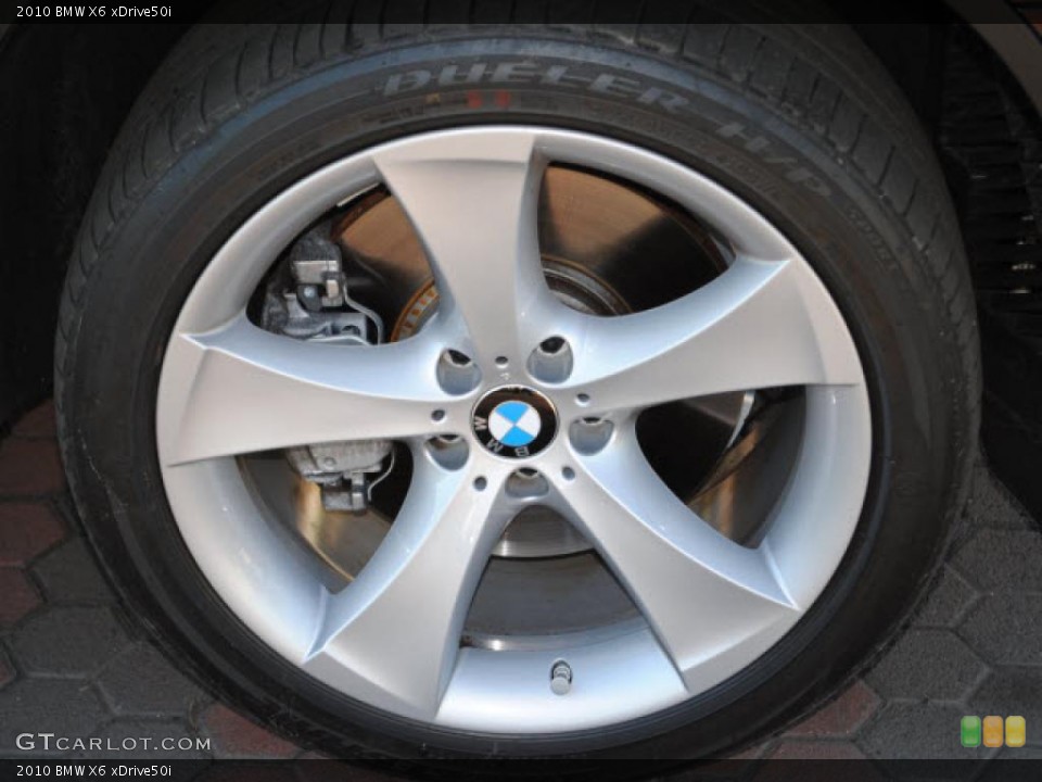 2010 BMW X6 xDrive50i Wheel and Tire Photo #40678146